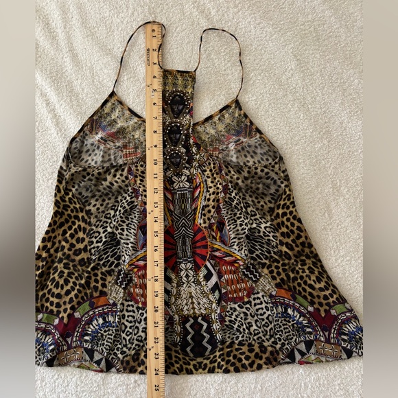 Camilla  Asymmetrical Sleeveless Silk top - Picture 13 of 16